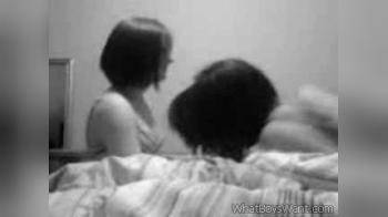 video of 2 cute girls kissing on bed