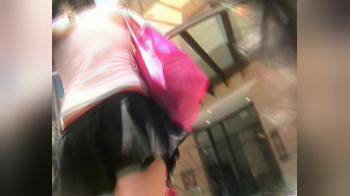 video of black mini skirt