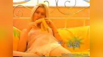 video of Masturbation with Banana