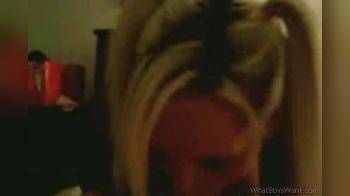 video of blonde blowing BF