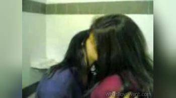 video of 2 hot girls kissing