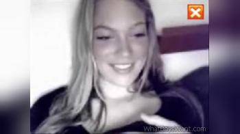 video of Nice blondie on webcam