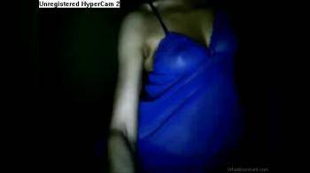 video of blue dress