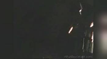 video of Jenna sucking outside at night