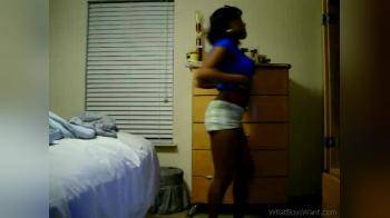 video of cute black girl dancing for bf