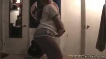 video of Candy Rain - VA Tech Hokie striptease