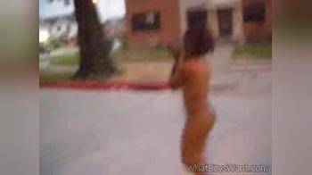video of black girl nude in public
