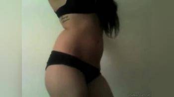 video of Bra and panty dancer
