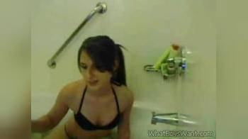 video of bathroom cam show