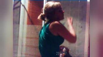video of hidden cam of girl changing in bathroom