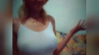 video of blonde with massive tits