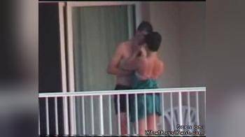 video of voyeur-sex on balcony