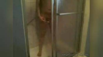 video of shower girl