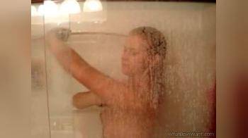 video of in the shower