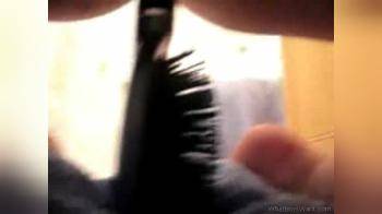 video of anal with hairbrush
