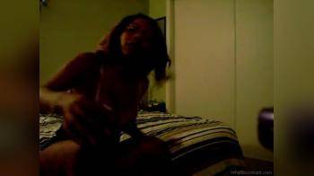 video of black girl stripping at home