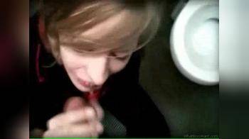 video of French suck in the toilet