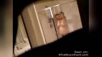video of A wife in the shower...