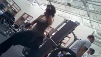 video of gym babe