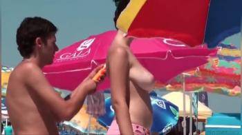 video of beach boobs