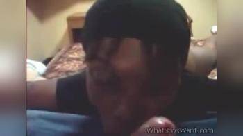 video of Black babe blowjob