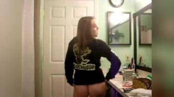 video of Selfshot Teens - Bathroom Strip