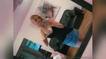 video of Selfshot Hot Blond @ Home