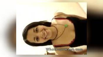 video of Cute Latine blowjob and facial