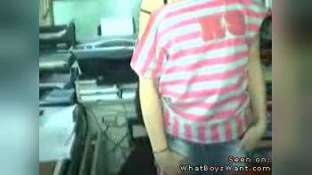 video of webcam chick stripping