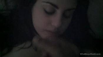 video of Amateur swallow babe 
