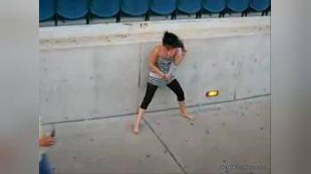 video of Crazy Public Flash Dancing
