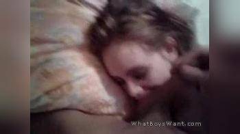 video of Cum on French teen face