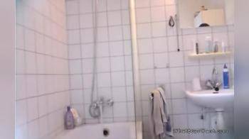 video of showering webcam