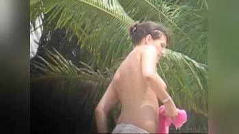 video of Topless on beach (2)