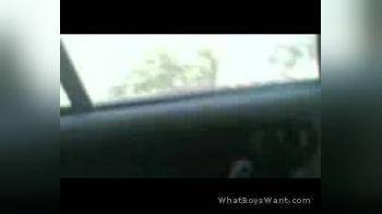 video of Couple playing In Car