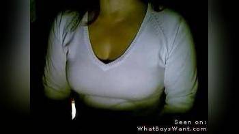 video of WIFE SHOWING TITS (WEBCAM)