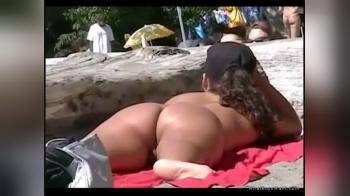 video of Ass in the sun