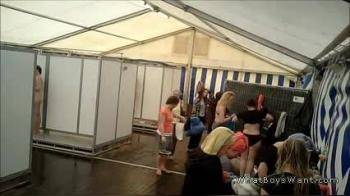 video of festival shower spy1