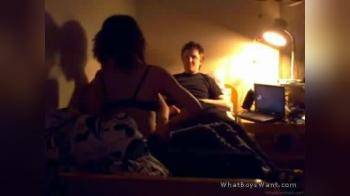 video of awesome dorm room threesome610611hq