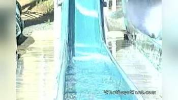 video of Water slide nip slip
