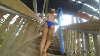 video of Following Blonde College Girls