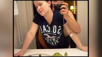 video of Bathroom mirror sex