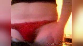 video of girl shows panties and rubs (webcam)